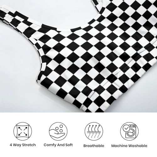 Image of Yoga top Women's Cheerleading Uniform Gym Outfit Running Crop Tops Yoga Shirts Casual Tank Top