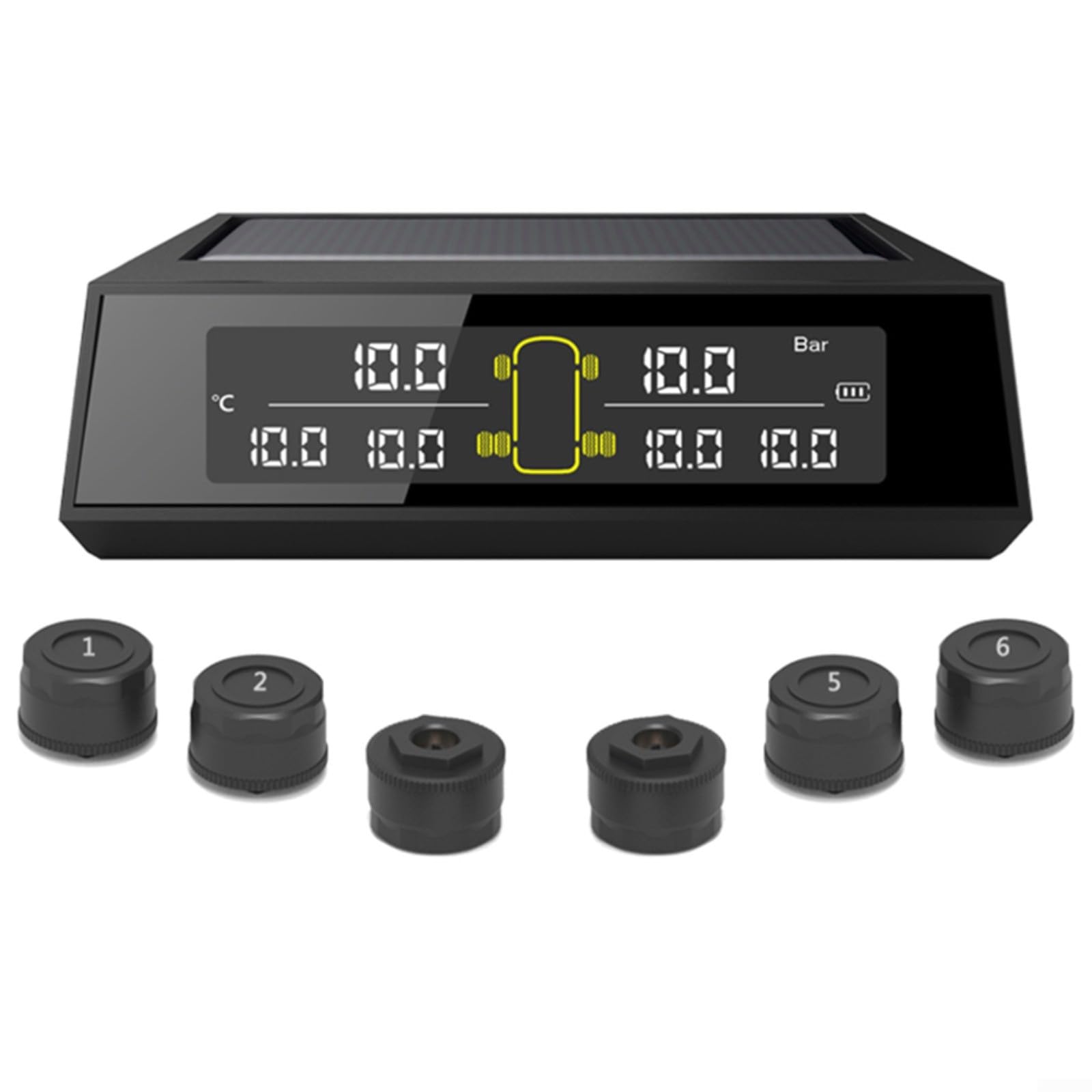 Calibrador de medición de acero inoxidable de 60 mm, disco de freno de coche de precisión y herramienta de prueba de profundidad de desgaste de la placa de neumático (externo)
