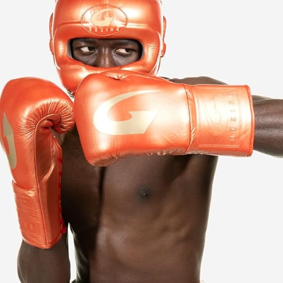G-Boxing Cuban HFF1 Sparring Boxing Gloves - Lace Up Sparring/Training Gloves - Mens, Womens Boxing Laced Gloves - Ideal for Heavy Duty Punch Bags