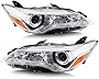 telpo Headlight Assembly Fit For 2015 2016 2017 Toyota Camry Driver And Passenger Side