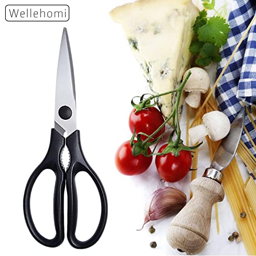 Professional Kitchen Scissors Heavy Duty Cooking Scissors Made from Stainless Steel and Light Weight Household Necessity All-Purpose Shears Sharp Blades