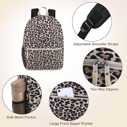Image of Trail maker 17 inch Backpack for Travel & Commute, Zippered Front & Mesh Side Pockets, Padded Straps