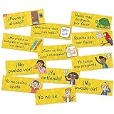 Classroom Phrases Spanish Signs - Set of 12