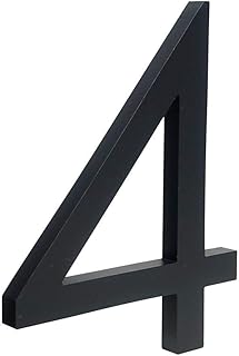 Door Numbers,Front Door Number,0-9 Black Floating House Number,10cm/4 Inch Aluminum Numbers Plaques,Door Plates Dormitory Room Number Street Address Outdoor Sign,1pcs(Color:Numbers 2) (Color : Number