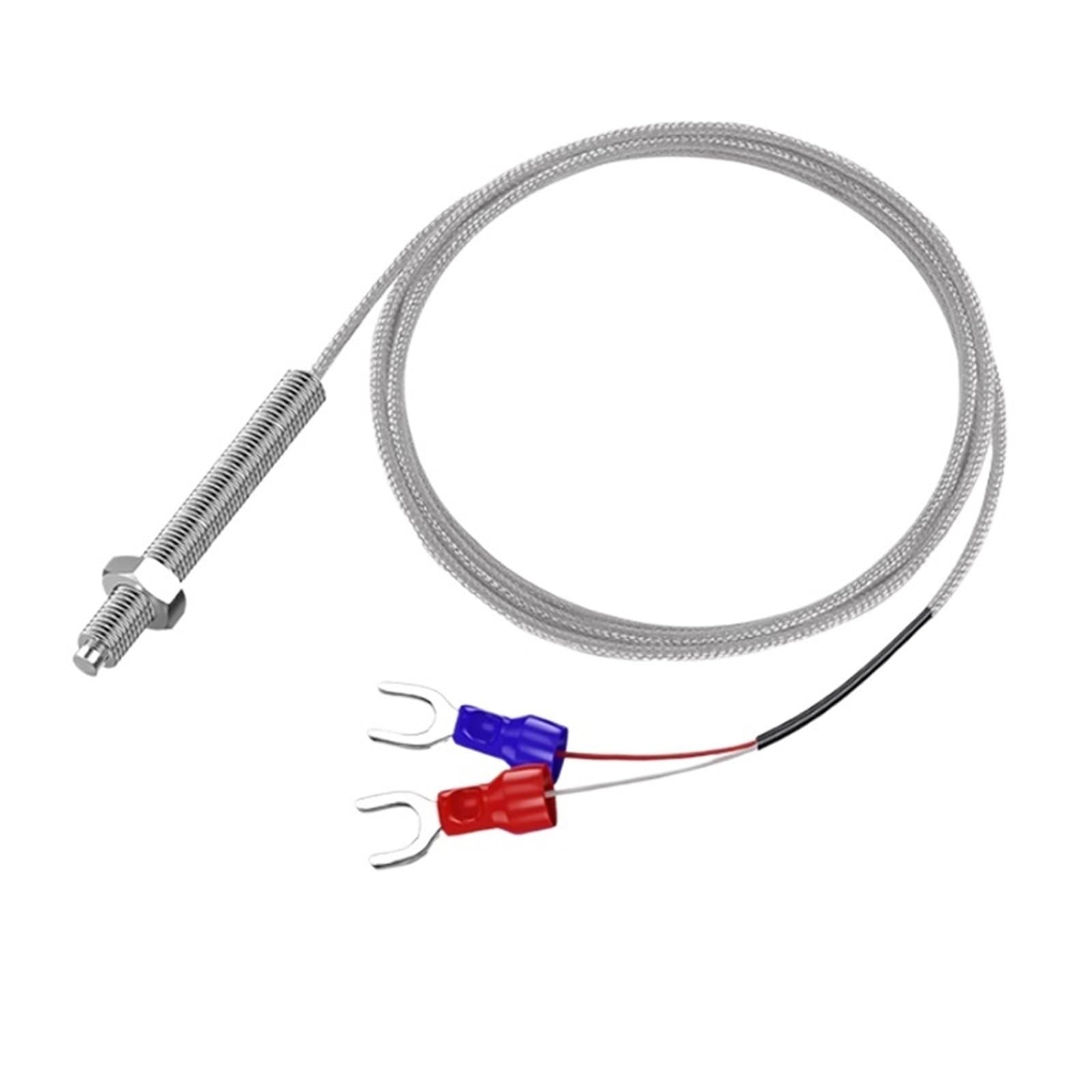 Sensor de temperatura tornillo M6 tipo termopar RTD con cable de 2M 7