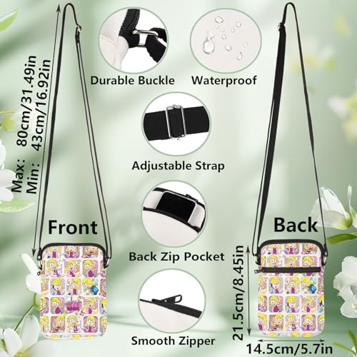 WZMPA Cartoon Fans Crossbody Bag TV Show Fans Gift Cartoon Moods Shoulder Bag Cartoon Characters Merchandise2