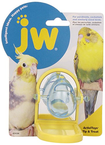 JW Pet Company 31136 Tip and Treat for Pets, Yellow, 1 Count (Pack of 1) - Image 4