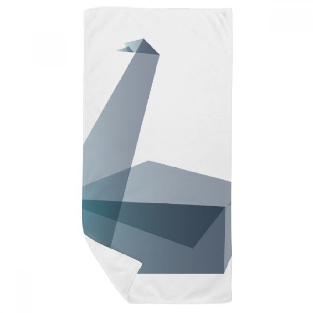 Serviette origami oie multicolore pour décorer votre salle de bain