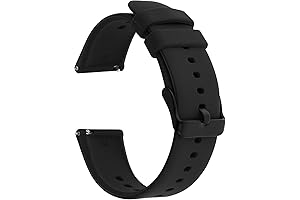 20 mm Watch Band: Quick Release, Waterproof Silicone Watch Strap for Your Active Lifestyle