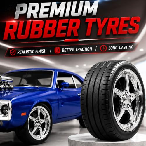 Image of GRAPHENE 1:24 Scale Metal Diecast Pullback Toy Car Charger Blue Sports Car Premium Muscle with Openable Doors Alloy Body Collectible Vehicle Toy for Kids Boys Girls (Age 3+)