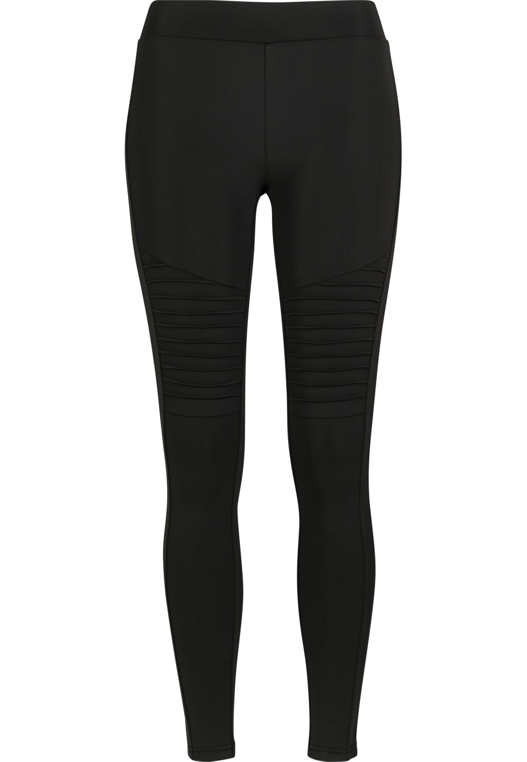 Urban Classics Women's Black (Black 00007) Tech Biker Leggings, Leggings L