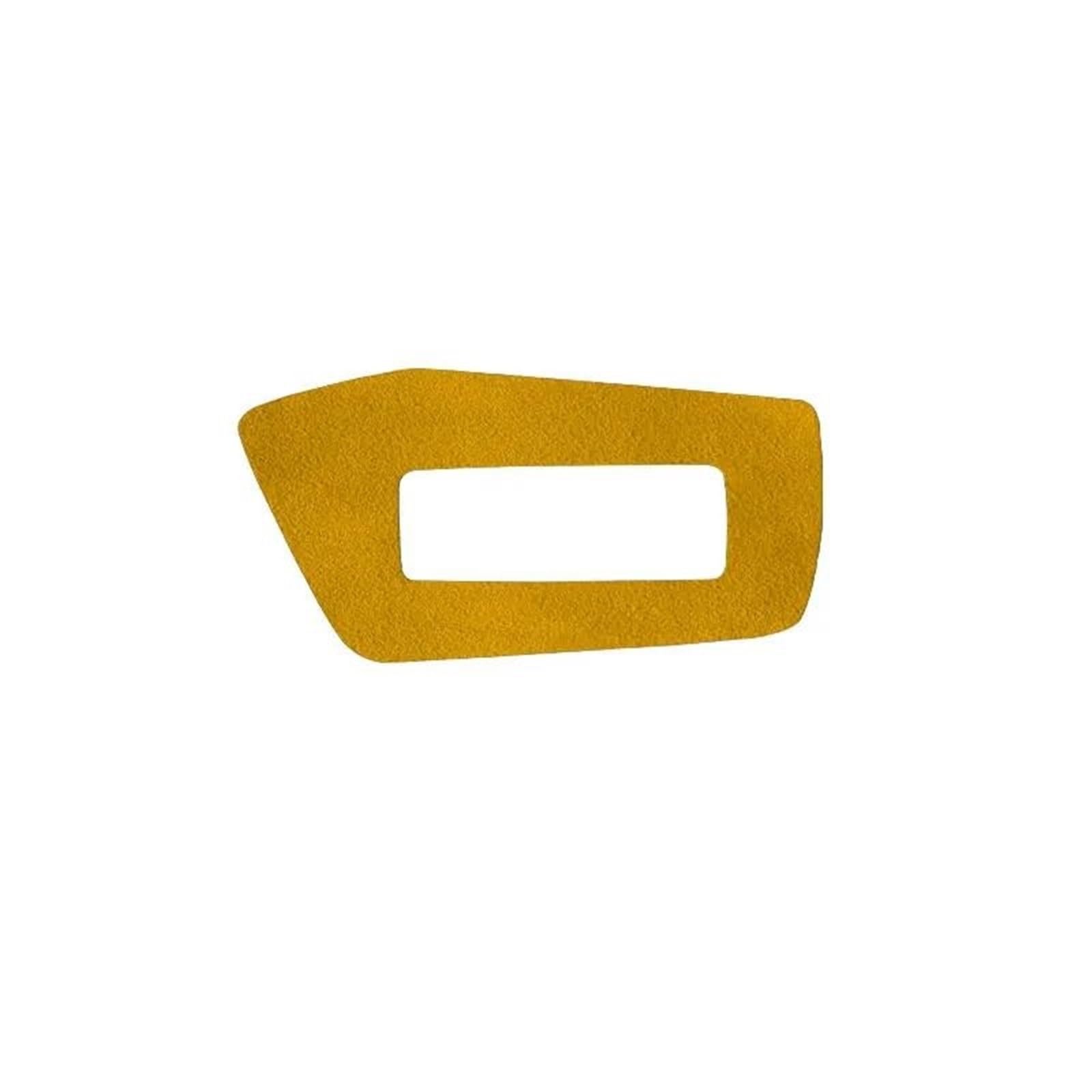 Fcaopcwama 1452 Yellow Rhd For Audi A6 A6l A7 A7l 2019-2024 Made Of Alcantara Light Control Panel Trim Sticker Car Interior Accessories Car Armrest Storage Box