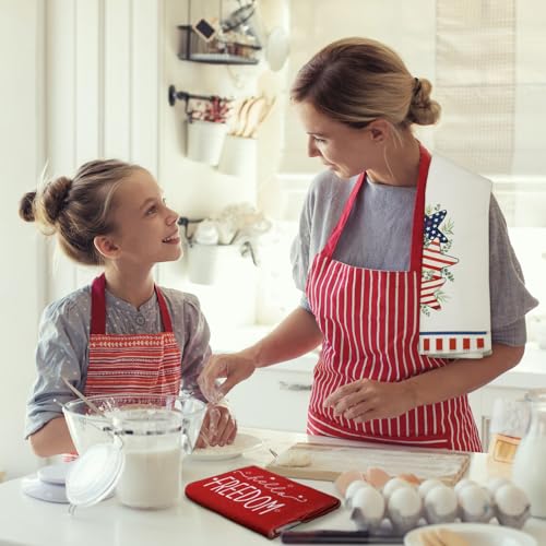 Bencailor-6-Pcs-Kitchen-Towel-Patriotic-Star-Absorbent-Hand-Towels-Independence-Day-Gnome-Dish-Cloths-Dish-Microfiber-Towels-for-Home-Cleaning-ClassicFloral Bencailor 6 Pcs Kitchen Towel Patriotic Star Absorbent Hand Towels Independence Day Gnome Dish Cloths Dish Microfiber Towels for Home Cleaning ClassicFloral