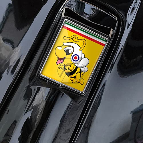 Image of Scooter Accessorie Emblem Horncover Fits for Piaggio Vespa LX Primavera Sprint GTV GTS Super 946 (Yellow)