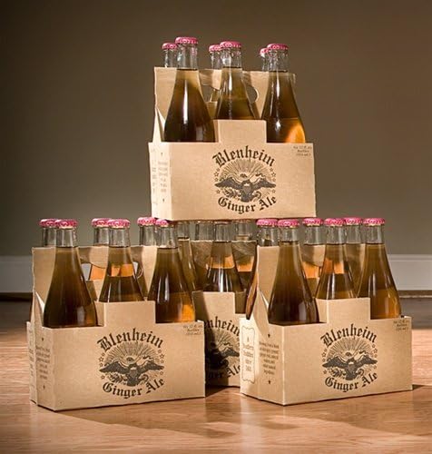 Blenheim Ginger Ale - "The Spicy One!", Hot Formula #3, Red Bottle Cap (Old Timey Ginger Ale, Since 1903), Buy Mega Case w/ TWENTYFOUR Bottles and SAVE on per Bottle Cost, Each Bottle is 12 oz (Pack of 24)