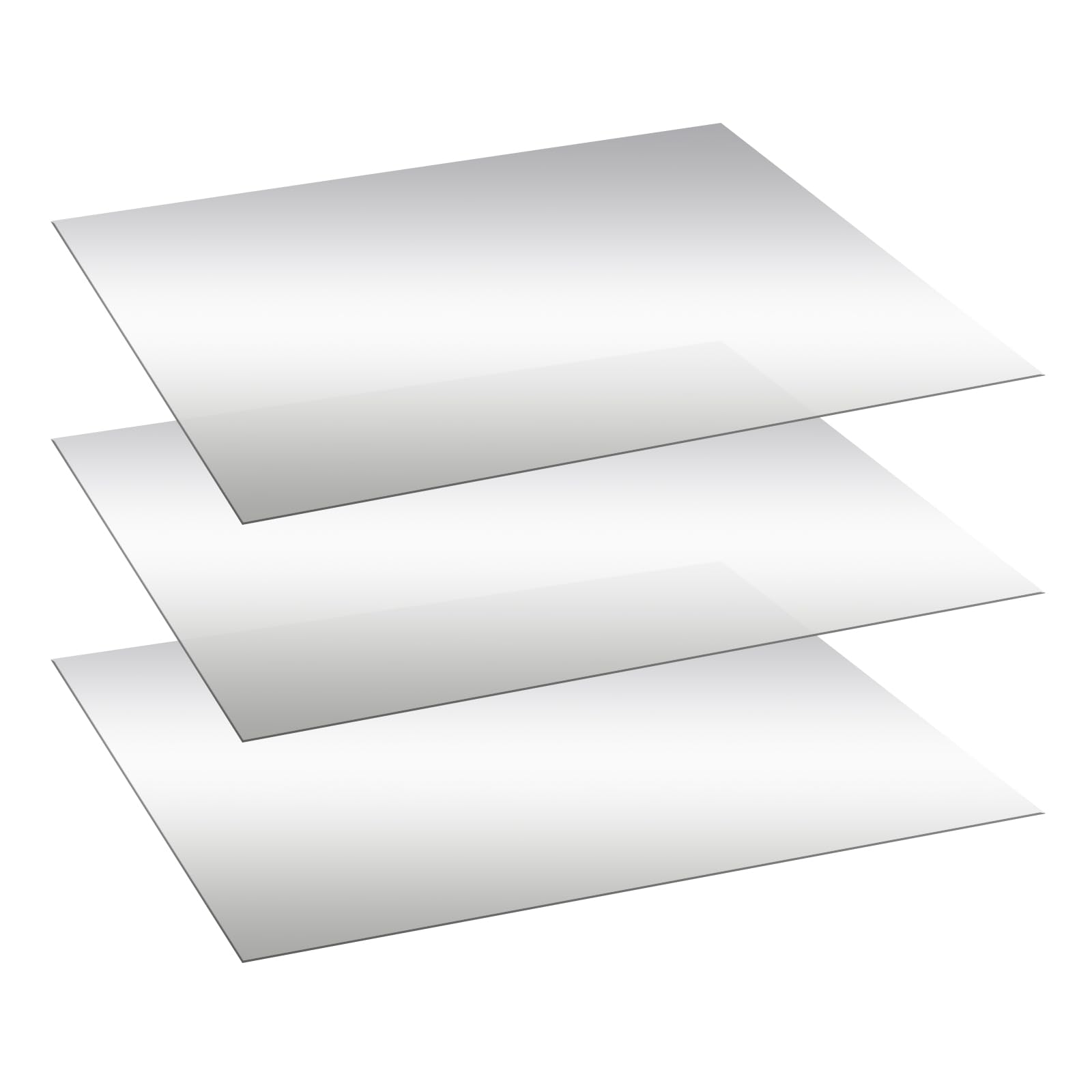Yudlto 3 Pcs Acrylic Two Way Mirror 18x24