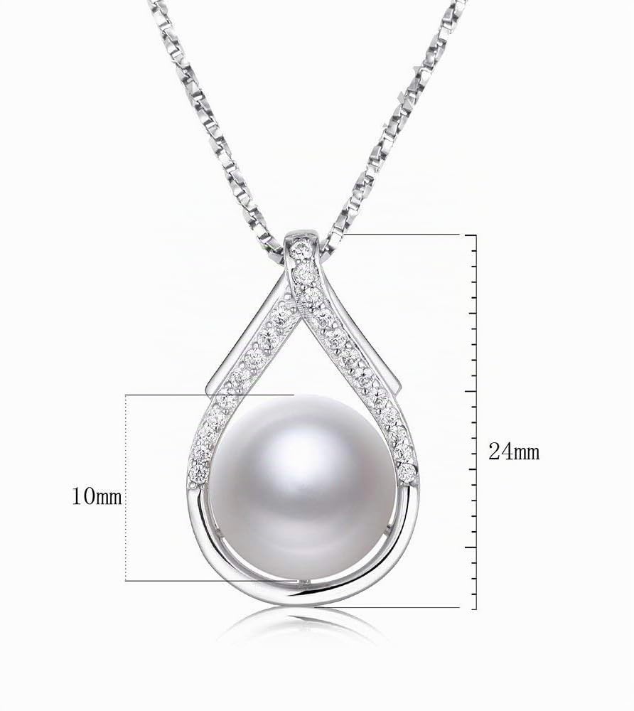 Cadeau pour femme, anniversaire de mariage, fête des mères, collier de perles de culture d'eau douce, cadeau pour femme, cadeau d'anniversaire, de Noël, de Saint-Valentin pour elle