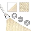 Patio Paradise 8' x 8' Sun Shade Sail Rectangle Canopy Patio Cover Sunlight Block Awning Heavy Duty Commercial Grade for Backyard Lawn Garden Outdoor Activities, Beige #2