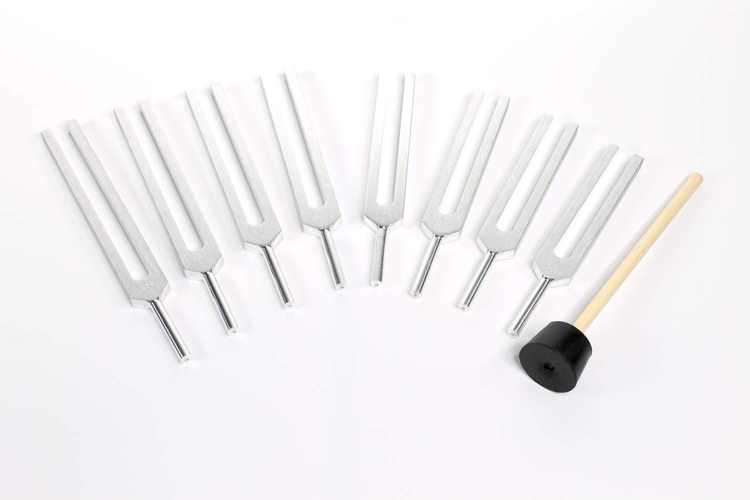 Tuning Forks Concert Pitch (Set of 8) Wooden Box