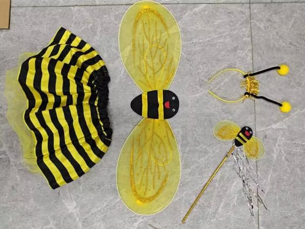 AOOWU Bee Costume Set for Kids, 4 PCS Animal Costume Accessories set