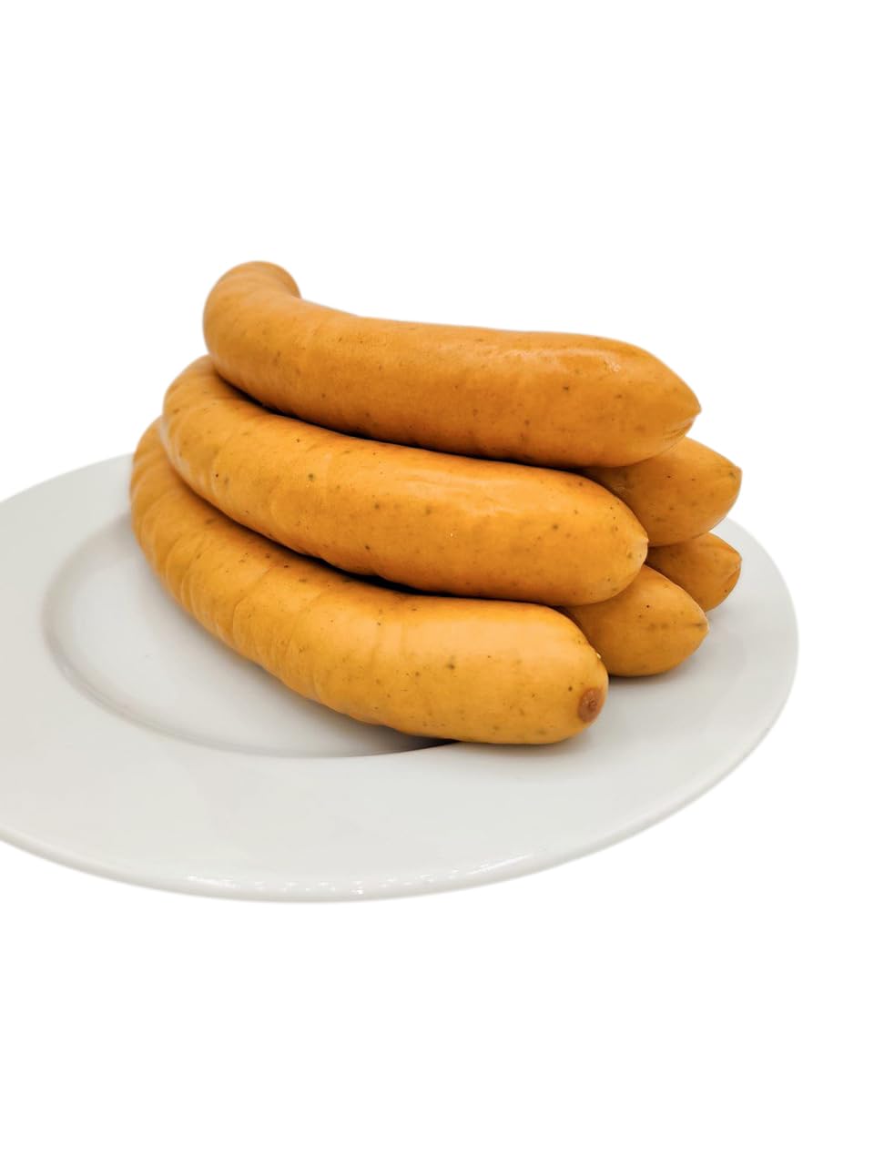 Brühpolnische Wurst mit Kräutern aus Rind und Schwein | als Bratwurst grillen oder wie Bockwurst und Wiener zubereiten | bekannte Imbisswurst 10x 150g