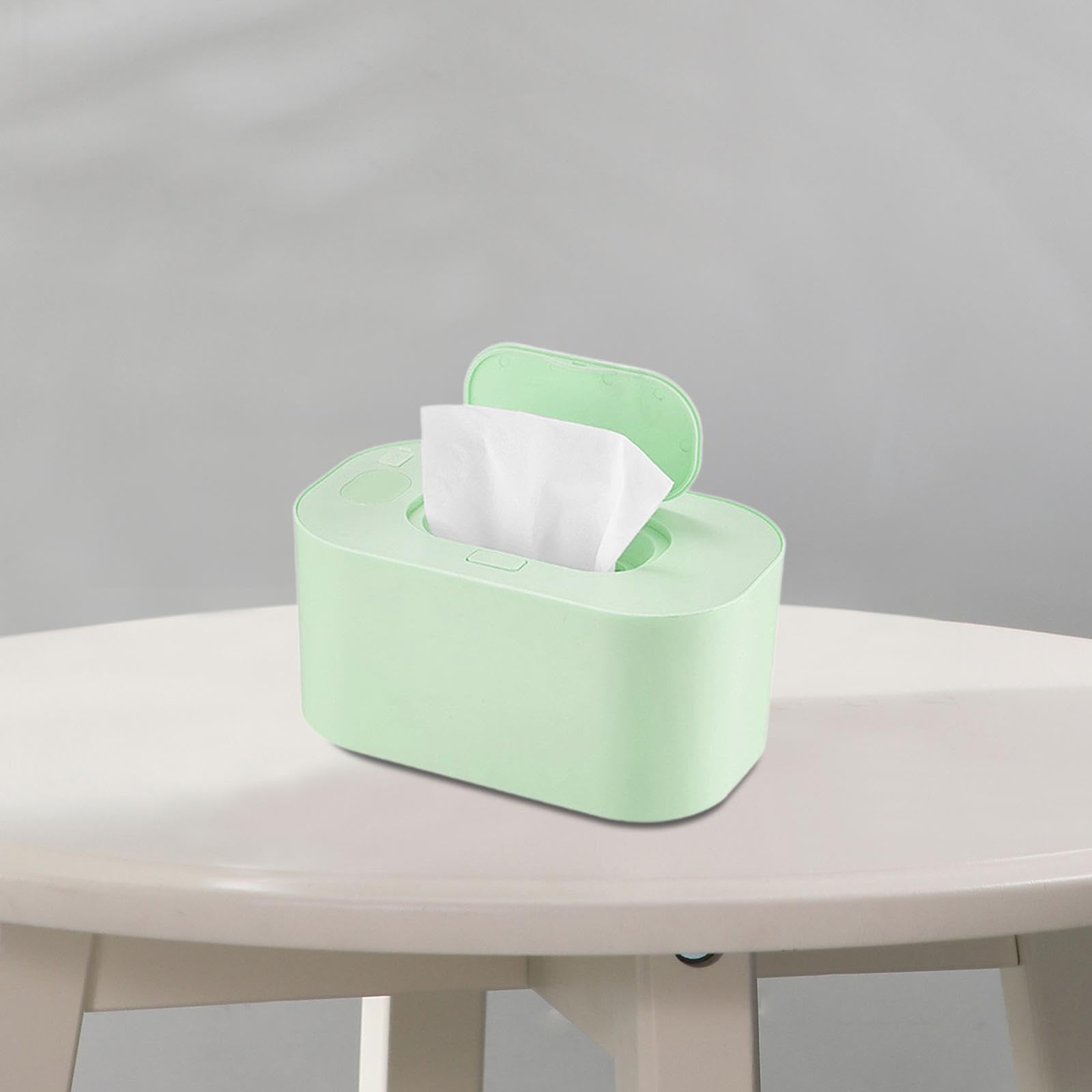 Generic Scalda Salviettine, Scalda Carta Igienica, Dispenser Termico per Salviettine Umide Calde, Scatola di Salviettine Riscaldate per Uso Esterno, Verde, Taglia unica bambino