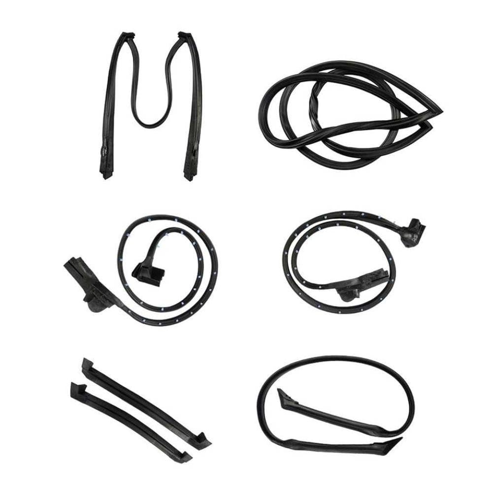 Full Weatherstrip Kit Compatible with 1990–1996 Corvette C4 Coupe