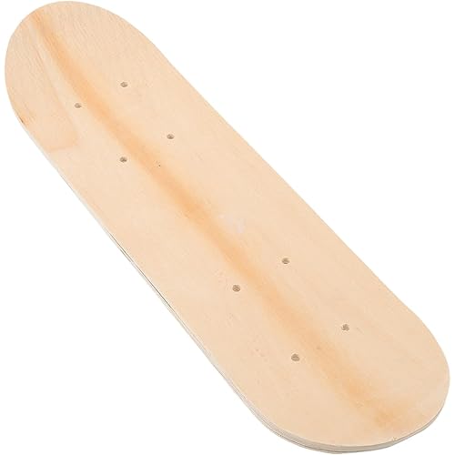 VICASKY Skateboard Deck Maple Wood Stain Blank Skate Board Decks DIY Design Unfinished Paintable DIY Painting Educational Toys Home School Handwork to Creative Explore New Things