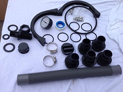 HST Sandfilter Poolfilter bis 35.000 Liter mit Profi Leis Poolpumpe 10000 Liter/Std 400 W mit Vorfilter Sandkessel 5-Wegeventil Bodenplatte viel Zubehör Komplettset geeignet für Sand Filterbälle Glas – Bild 6