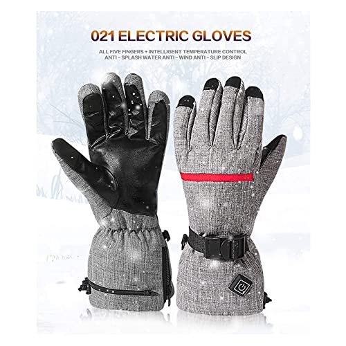 Gants chauffants rechargeables d'hiver de ski et cyclisme - 5