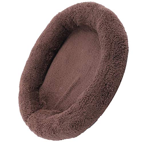 KTM Healthcare® Round Pet Beds, Breathable Durable Pet Deep Sleep for Pet for Sleeping(Brown, M)