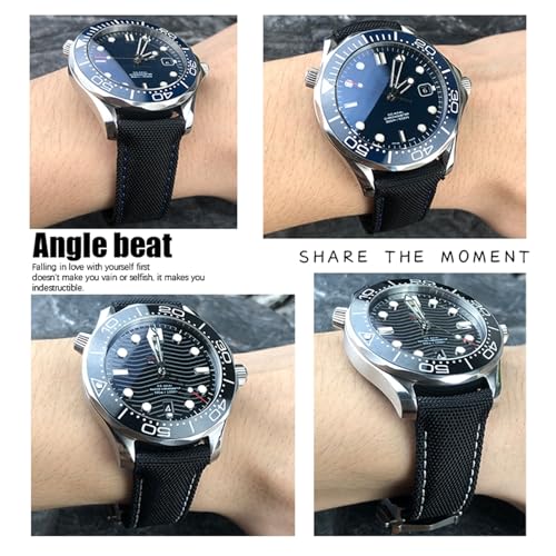 Bracelet montre 20mm incurvé EZZON pour éliminer l'espace du boîtier - 5