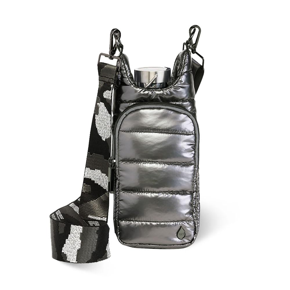 WanderFull® Original HydroBag®, Fits Up to 32 oz Water Bottle Holder with Strap, Hands-Free Crossbody, Water Bottle Carrier Bag with Phone Pocket -