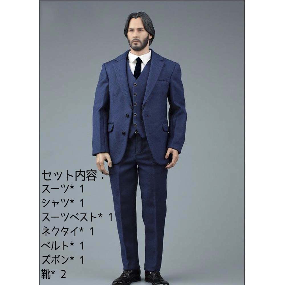Amazon.co.jp: 1/6 フィギュア 男性 ビジネススーツ 男性 衣装 人形 