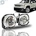 Replacement Parts For Left&Right Headlights Fits For 2015-2018 Jeep Renegade Projector DRL Headlamps Mod-H9S-2954