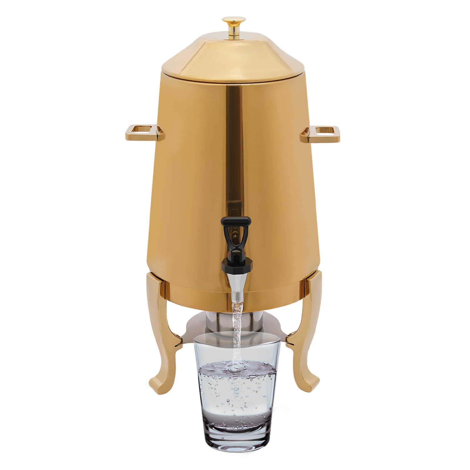 3.4 Gallon Hot Beverage Dispenser, Coffee Urn With Stand & Faucet, Beverage Dispensers for Milk Coffee Tea Water Juice Two Heating Methods