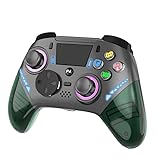 P42 次世代 ワイヤレス コントローラー 【体感振動/6軸ジャイロ】 没入感エンジン 霍尔3Dスティック Bluetooth 5.0 超低遅延 RGB 光効 600mAh 競技級 プレミアム体験