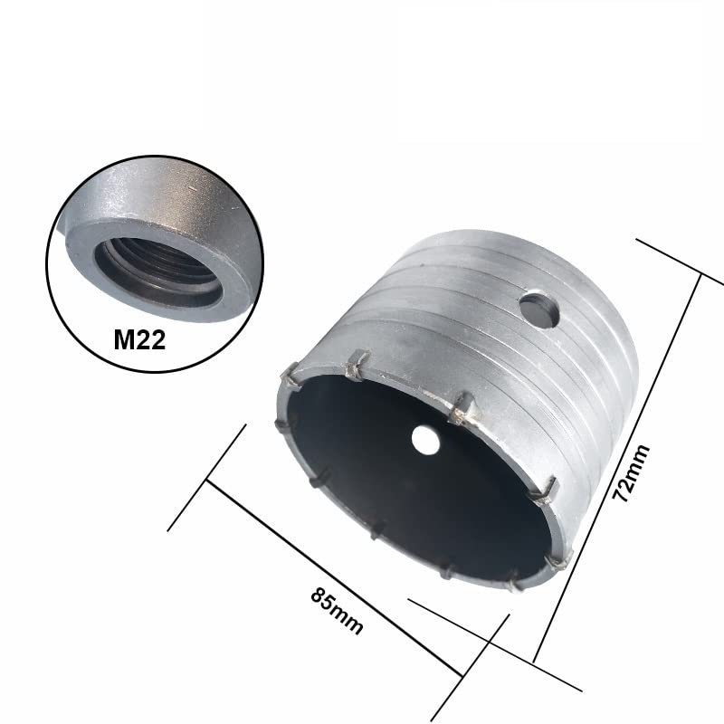1 zestaw SDS PLUS 85mm betonowa otwornica elektryczna wydrążony rdzeń wiertła Shank 110mm cementowa ściana z kamienia klimatyzator ze stopu