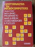 Cryptanalysis for Microcomputers 0810451743 Book Cover