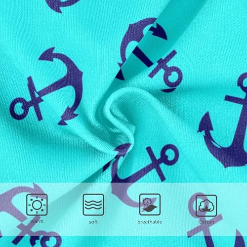 Toddler Underwear Floral 2t Cotton Girl Panties Cute Fun Kids Briefs Undies Playful Navy Anchors Teal3