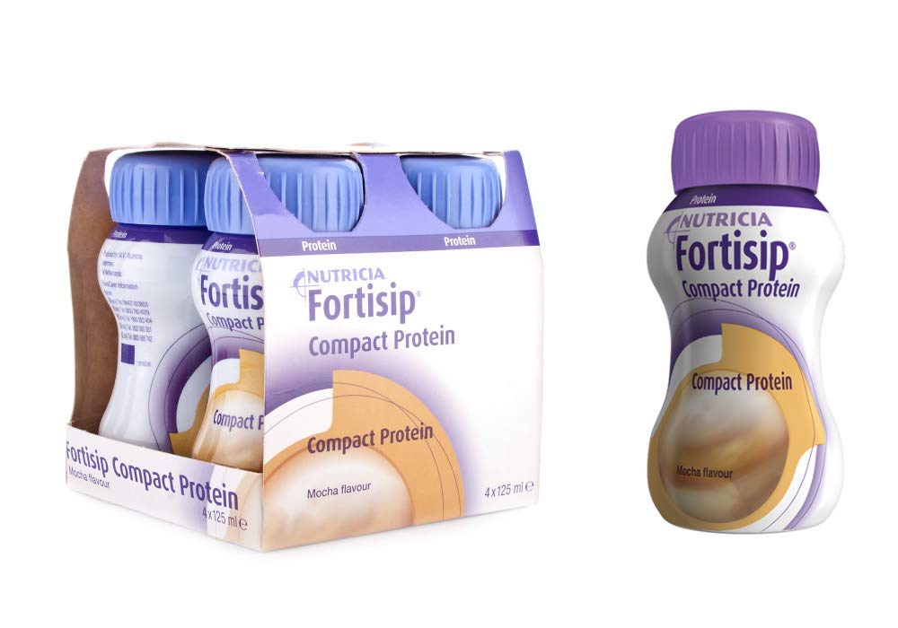 Fortisip Compact 4x125ml (All Flavours) x2 (2 Boxes - 8x125ml) (Mocha)
