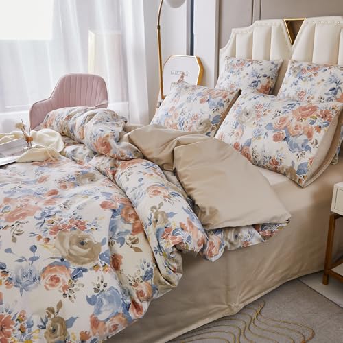 Ensemble housse de couette double fermeture éclair lit anti-glisse - 3