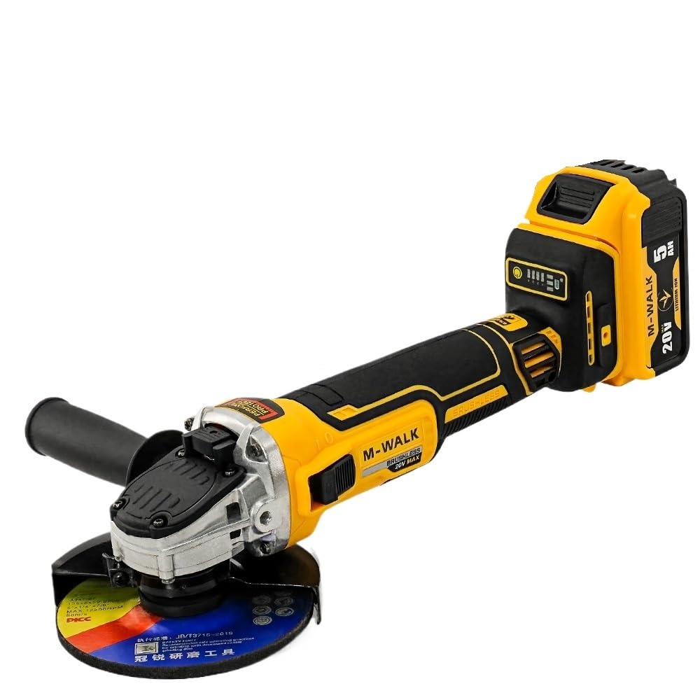 Meuleuse électrique 125mm brushless conception robuste 4 vitesses pour 20V
