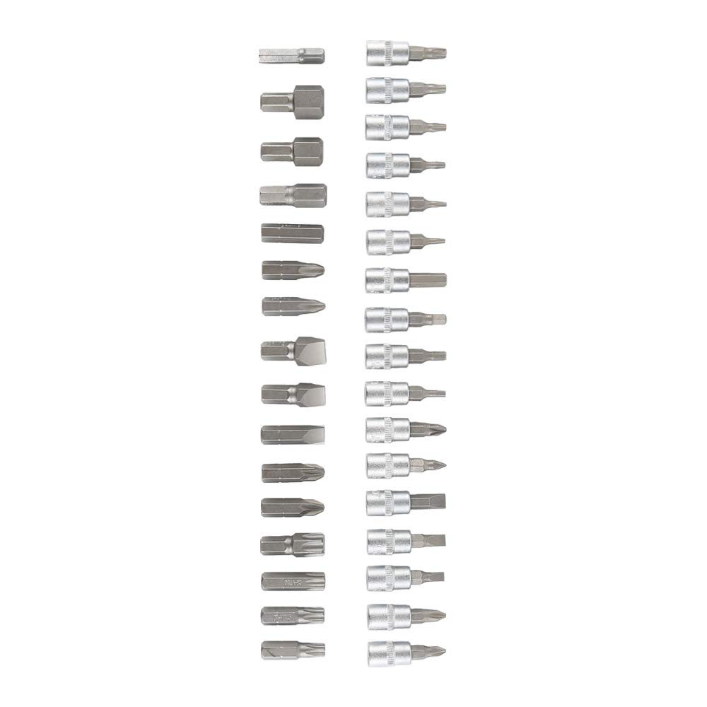 Juego de Llaves de Vaso Profesionales, Vasos, Carraca, Puntas de Destornillador, Kit de Herramientas Mecánicas, para la Reparación del Hogar y Bricolaje, Maletín, Universal(94pcs)