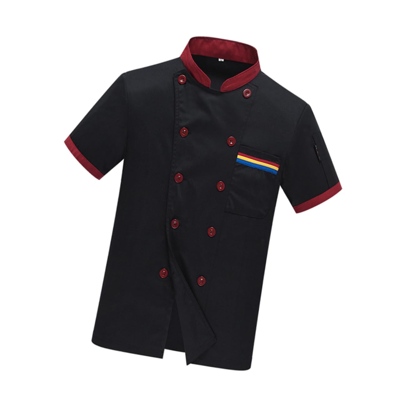 Holibanna Men's Catering Jacket Casual Loose Proof Easy Wash for Restaurant Hotel Size L