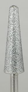 Argofile DEP2013 Electrodeposited Diamond Bit, Round Tapered Tip, 0.2 inch (6 mm) x 0.7 inch (19#200 mm), Shaft Diameter 0.09 inch (2.34 mm) (2 Pieces)