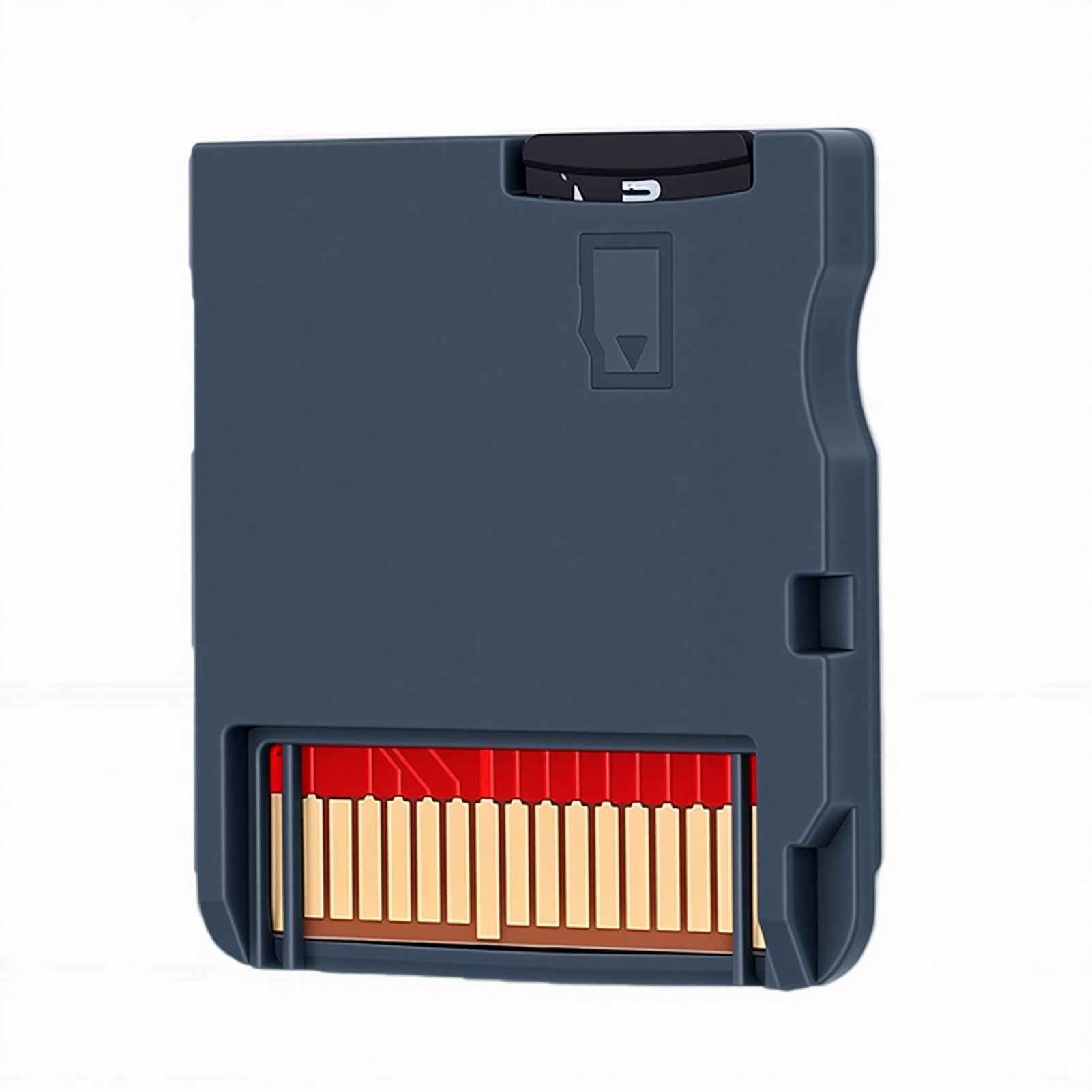 Cuifati Scheda Flash di Gioco 7800 in 1 per 3DS 2DS, Memoria Integrata da 64 GB, Tasti Personalizzabili Cartuccia per Videogiochi per DS, NDSL, NDSi, 3DSL, Nuovo 3DS XL, 2DSXL (BLACK)