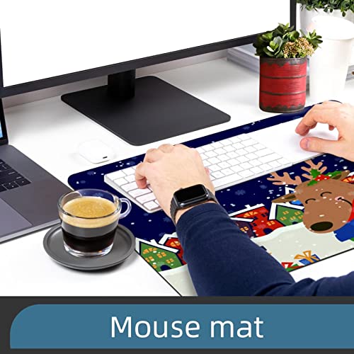 Vbfofbv Outdoor Rug, Washable Rug, Porch Rug Machine Washable, Indoor Outdoor Area Rug, Floor Mat For Farmhouse, Layered Door Mats, Living Room, Cartoon Christmas Happy Moose #TOP5