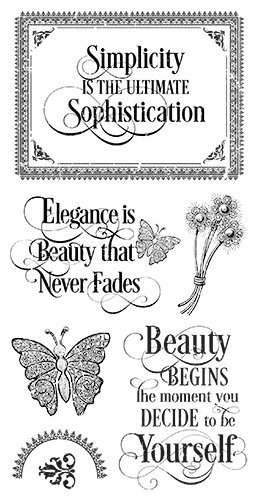 Graphic 45Cling Stamp Set 1 of 3