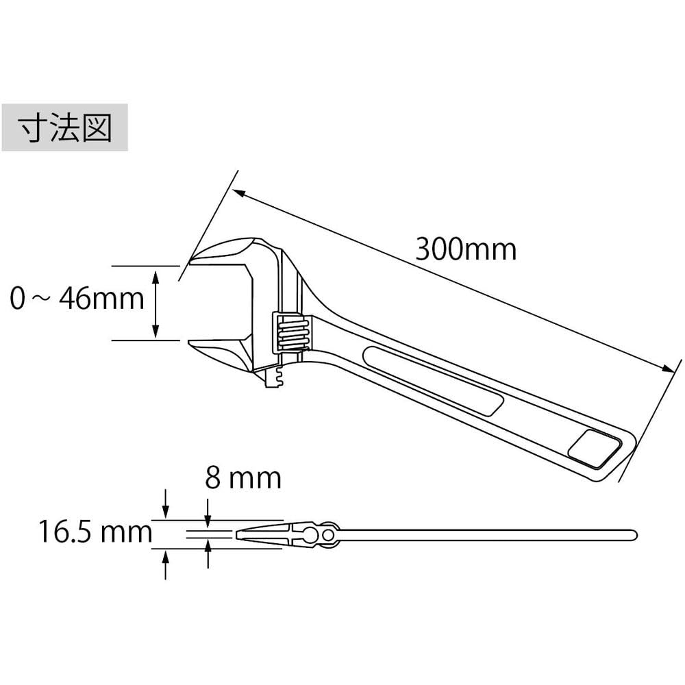 Regulowane wrenches UM46 (japoński import)